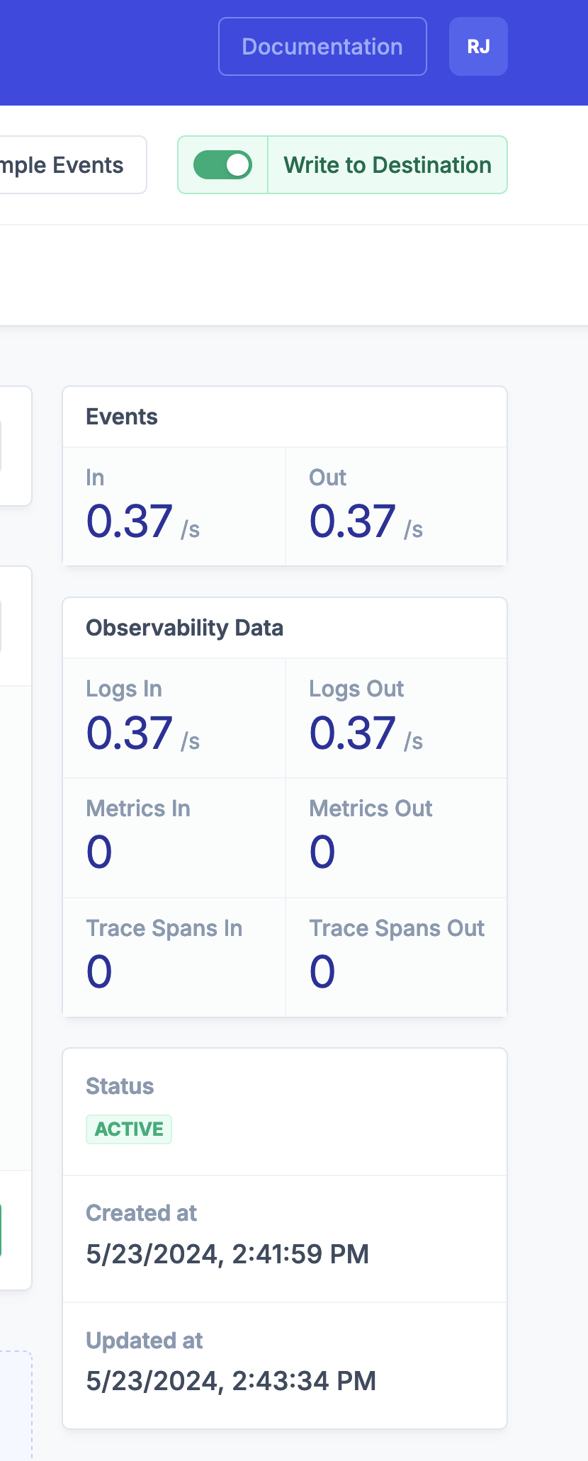 Datadog Logs to S3 Stream Metrics